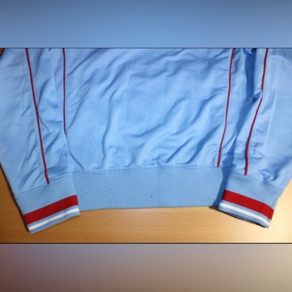 MLB Baseball Toronto Blue Jays Warm Up Full Zip Track Jacket Small Nike Blue - Picture 7 of 8